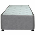 Sealy Long Single Spacesaver Base Blank - Charcoal Fabric, Patented Module Support - 728214