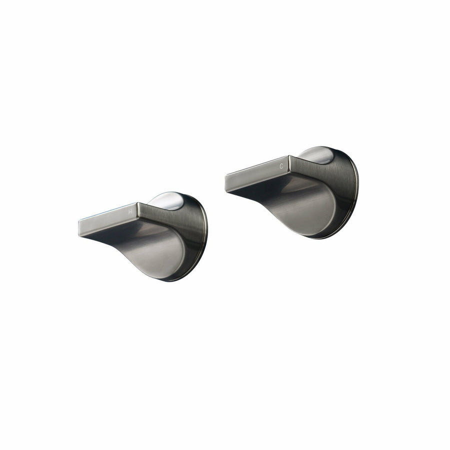 Rogerseller Pinch Wall Top Assembly - Brushed Nickel Finish - 50mm High - 3606004307