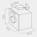 Elica GME external motor for Pandora or Adagio downdrafts - internal positioning - GME88