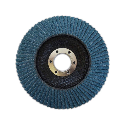 Josco 115mm 60 Grit Flap Disc - Zirconia - Fast Grinding - Blue - SuperSaverAU - view 1