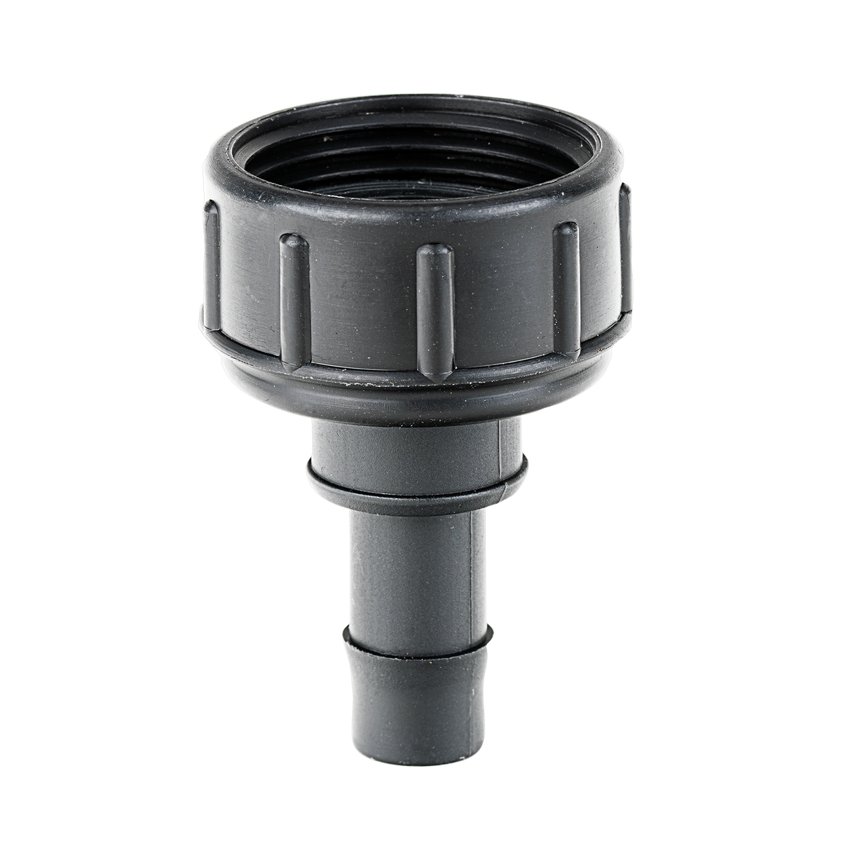 K Rain 25mm Tap Adaptor with 13mm Barb - Black - Durable Polypropylene - SuperSaverAU - view 1