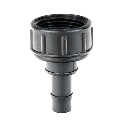K Rain 25mm Tap Adaptor with 13mm Barb - Black - Durable Polypropylene - SuperSaverAU - view 1