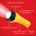 Eveready Dolphin Hybrid Rechargeable Floating LED Flashlight 225 Lumen YLHH41