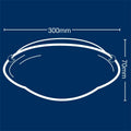 Luce Bella Ceiling Light - 30cm - Glass - Frosted Finish - SuperSaverAU - view 3