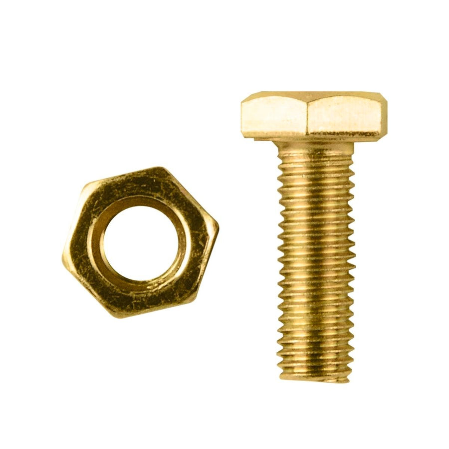 Pinnacle Hex Bolt and Nut 1/4 x 3/4 Yellow Zinc 10 Pack - SuperSaverAU - view 1