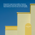 Taubmans Sunproof 4L Accent Gloss Exterior Paint, Water-Based Acrylic, Self-Priming