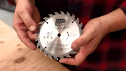 Ozito 150mm Circular Saw Blade - 18 Tooth - Steel - Quick Cuts