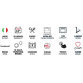 ILVE 90cm Professional Plus built-in oven - 110L, 15 functions, stainless steel, touchscreen - OV91SLT3SS
