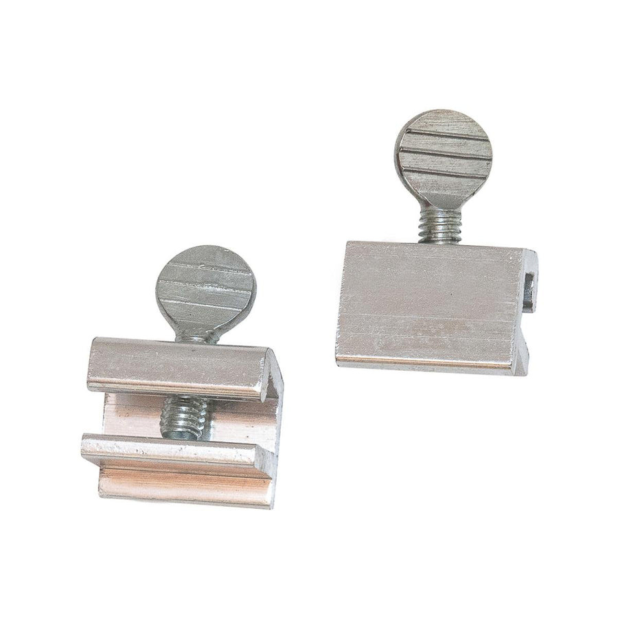 Ikonic Sliding Window Lock Aluminium 2 Pack - 98mm x 134mm - Silver - Secure Clamping - SuperSaverAU - view 1