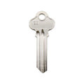 Ehi lw29 Silver Blank Key - Nickel Plated Brass - Key Duplication - SuperSaverAU - view 1