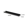Flexi Storage Floating Photo Shelf - 600mm - Black Matte - Wood - SuperSaverAU - view 4