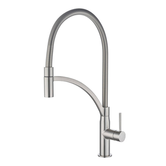 Mondella Resonance Pull Out Sink Mixer - 25mm - Brushed Nickel - Ergonomic Design