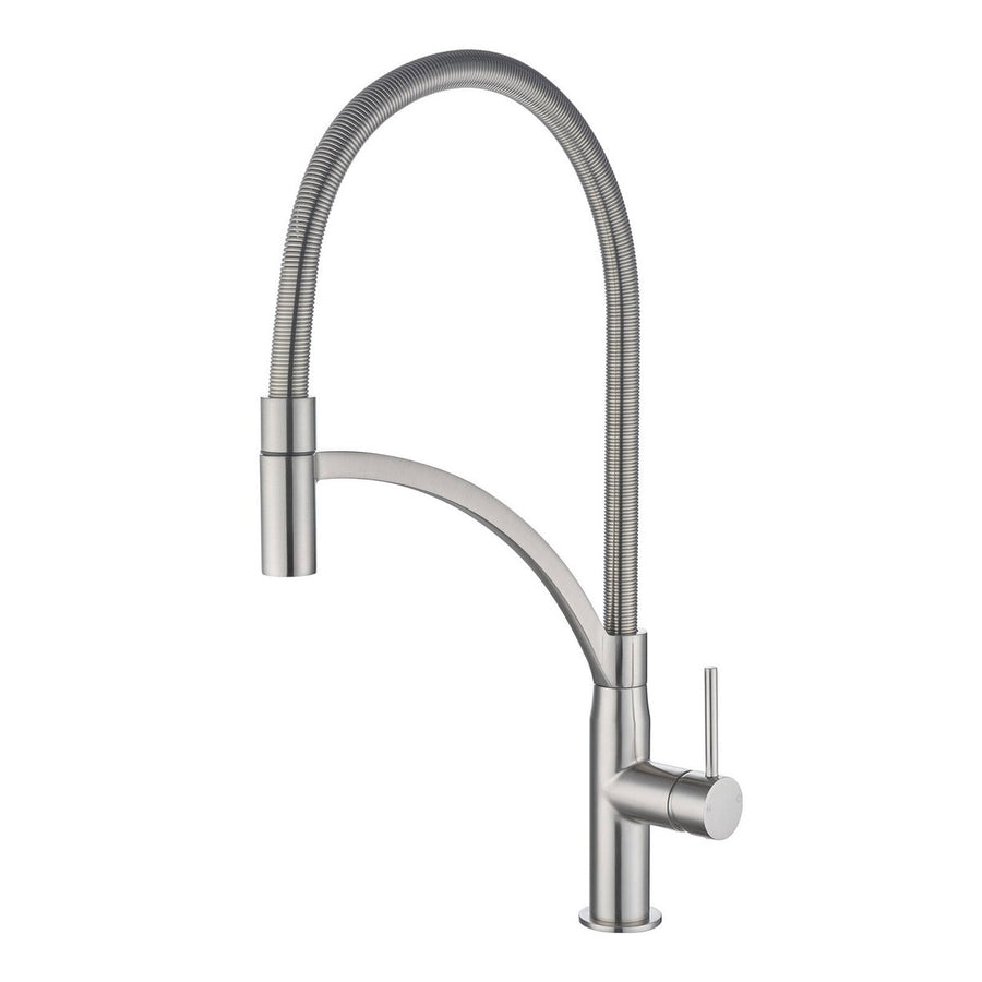 Mondella Resonance Pull Out Sink Mixer - 25mm - Brushed Nickel - Ergonomic Design - SuperSaverAU - view 1