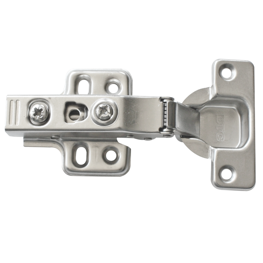 Kaboodle Soft Close Door Hinges - 115mm x 125mm - Chrome - Adjustable - 10 Pairs - SuperSaverAU - view 1