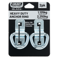 Grunt 1125kg Galvanised Steel Heavy Duty Anchor Point - 2 Pack