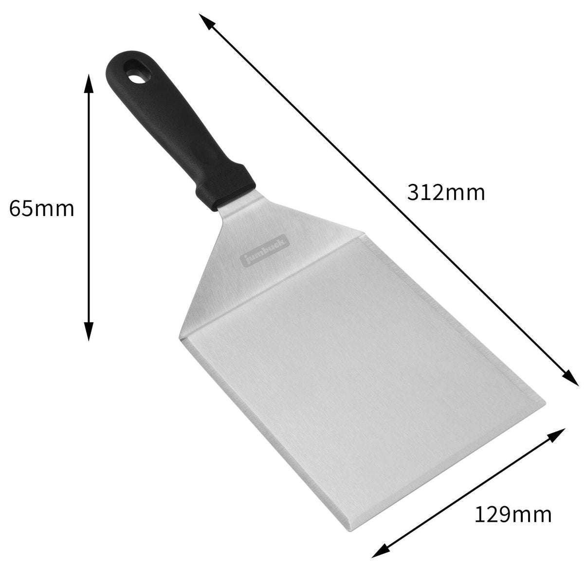 Jumbuck 7 Piece BBQ Burger Kit - Stainless Steel Tools - 336mm x 79mm x 234mm - SuperSaverAU - view 2