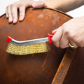 Trojan Wire Brush - 310mm - Brass Plated - Rust and Paint Removal - SuperSaverAU - view 4