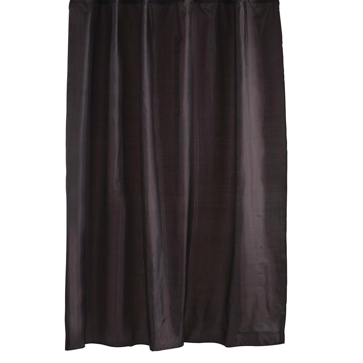 Barelli Polyester Shower Curtain - 180 x 180cm - Midnight Slate - 12 Rings - SuperSaverAU - view 1