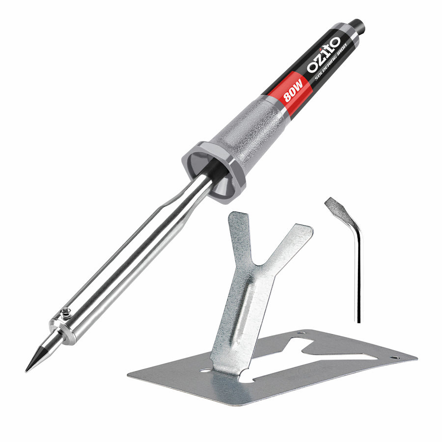 Ozito 80W Soldering Iron 500C Interchangeable Tips