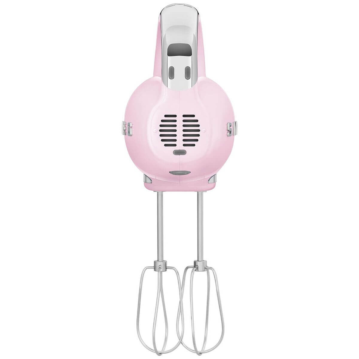 Smeg 50s Retro Style Hand Mixer - 250W, 9 Speeds Plus Turbo, Backlit LED Display, Pink - HMF01PKAU