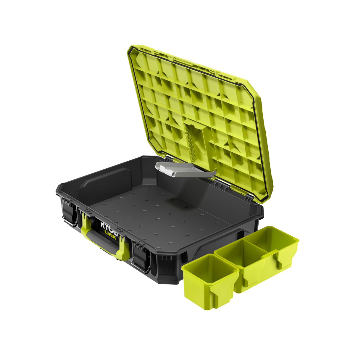 Ryobi Link Standard Toolbox - Modular Storage Solution - 436mm x 155mm x 575mm - Impact-Resistant - Water & Dust Resistant - SuperSaverAU - view 3