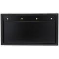 Schweigen 90cm Wall Mounted Canopy Rangehood - Black - 1600m³/h - Perimeter Aspiration - DS3326B-9SPPAK