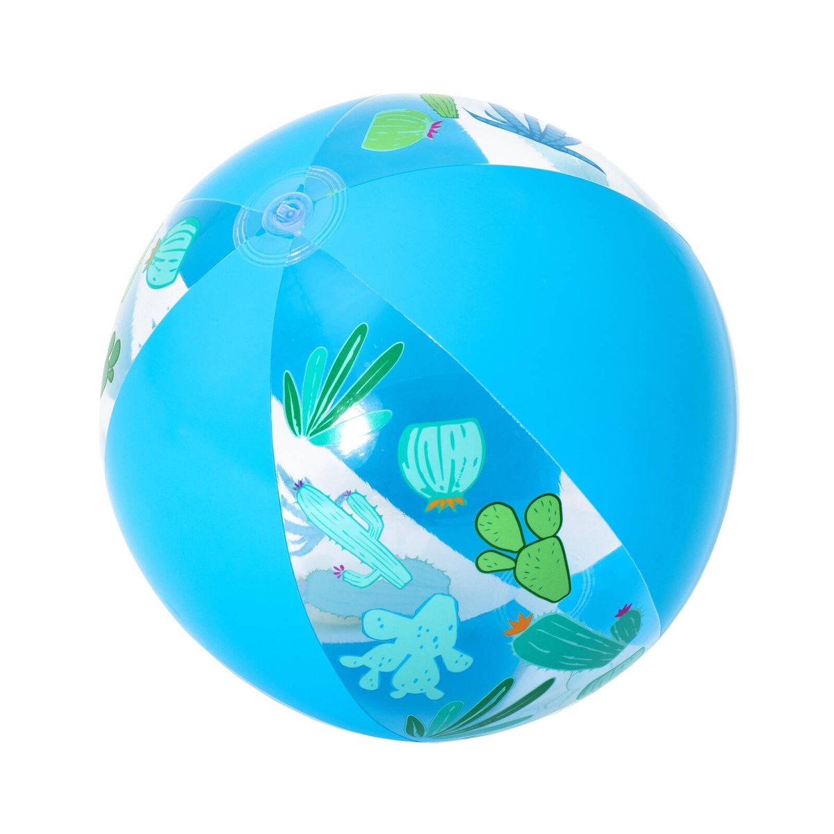 Bestway Blue Cactus Groove N Splash Beach Ball - 340mm - For Ages 2+ - Easy Inflate - SuperSaverAU - view 1