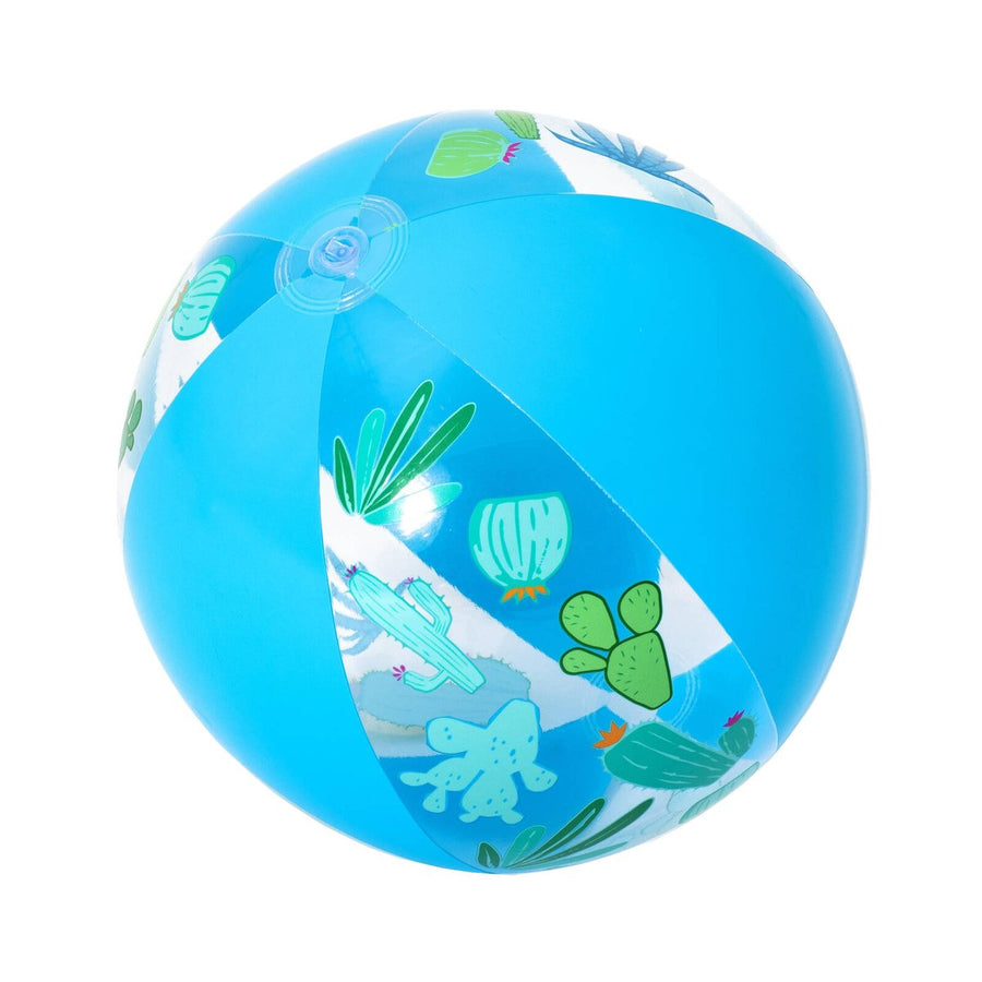 Bestway Blue Cactus Groove N Splash Beach Ball - 340mm - For Ages 2+ - Easy Inflate - SuperSaverAU - view 1