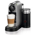 Breville CitiZ Nespresso capsule machine 1L - Silver, Aeroccino3 milk frother, 19 bar pump - BEC660SIL