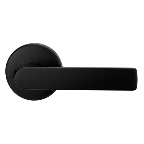 Lockwood Velocity Privacy Lever Set - 170mm - Matt Black - Easy Install - SuperSaverAU - view 1
