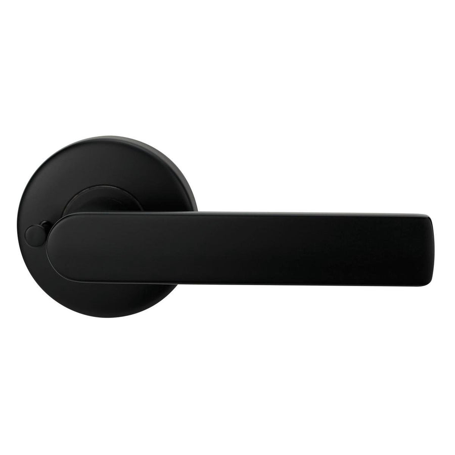 Lockwood Velocity Privacy Lever Set - 170mm - Matt Black - Easy Install - SuperSaverAU - view 1