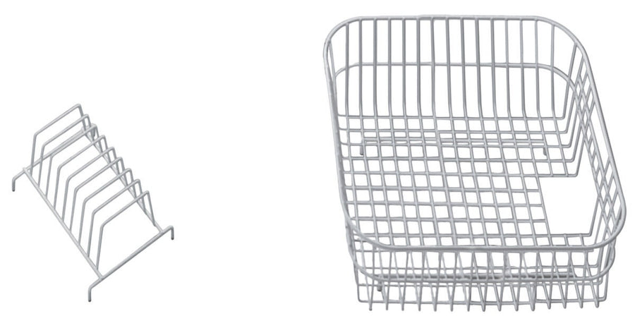 Smeg Crockery Basket with Removable Dish Rack - Stainless Steel Finish, 1 Year Warranty - DB45