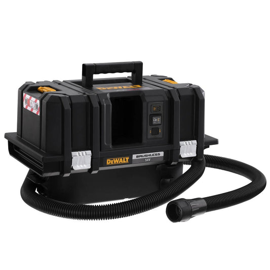 DeWalt 54V XR FlexVolt M-Class Dust Extractor DCV586MN-XJ - 355mm x 650mm - Yellow