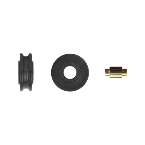Rolltrak 14mm Acetal Concave Roller - 10kg Load - Black - Durable - SuperSaverAU - view 1