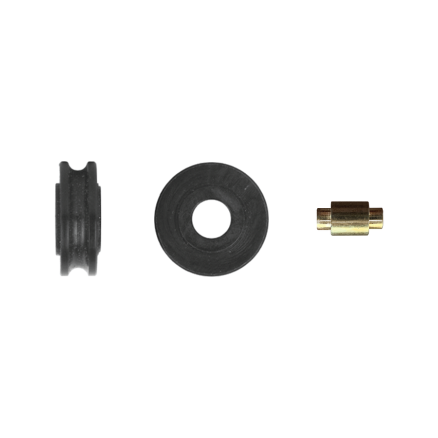 Rolltrak 14mm Acetal Concave Roller - 10kg Load - Black - Durable - SuperSaverAU - view 1