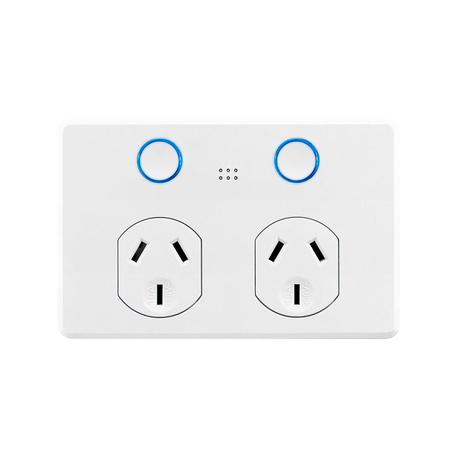 Deta Smart Double Power Point - 250V - Polycarbonate - Touch Activated - SuperSaverAU - view 1