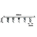 Everhang 425mm 5-Bar Broom Holder Zinc Plated Steel