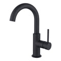 Mondella Resonance 25mm Matte Black Swivel Basin Mixer 6L/min WELS 5 Star