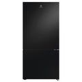 Electrolux 496L bottom mount fridge - matt charcoal black, AI CoolAssist, Cooling360 - EBE5002BE-X