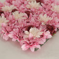 Un Real Dahlia Rose Flower Hedge Tile - 50 x 50cm - Blush Pink, Cream, Burgundy - Realistic Design, Maintenance-Free - SuperSaverAU - view 5