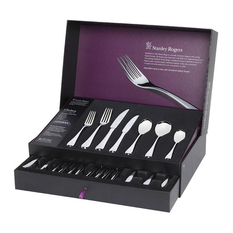 Stanley Rogers Chelsea 56 piece cutlery set - mirror finish, formal setting for eight - 50424