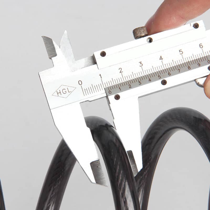 5 Digit Combination Bike Cable Lock 1.2 m x 12 mm with Mount Bracket - view 3