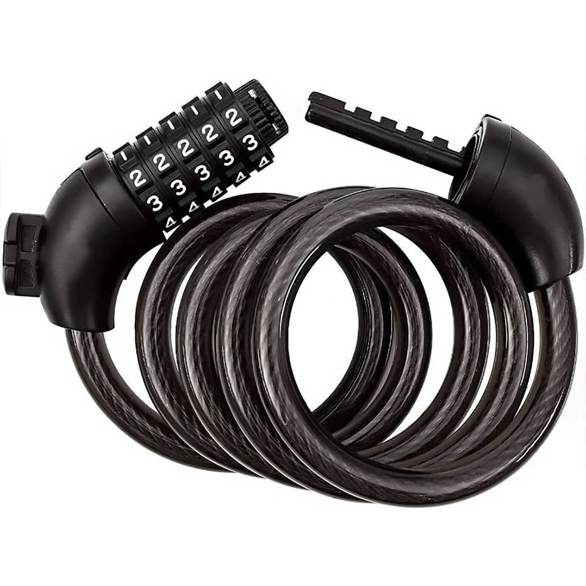 5 Digit Combination Bike Cable Lock 1.2 m x 12 mm with Mount Bracket - view 5