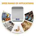 5 kg Digital Kitchen Scale with Stainless Steel Platform and Backlit Display - view 4
