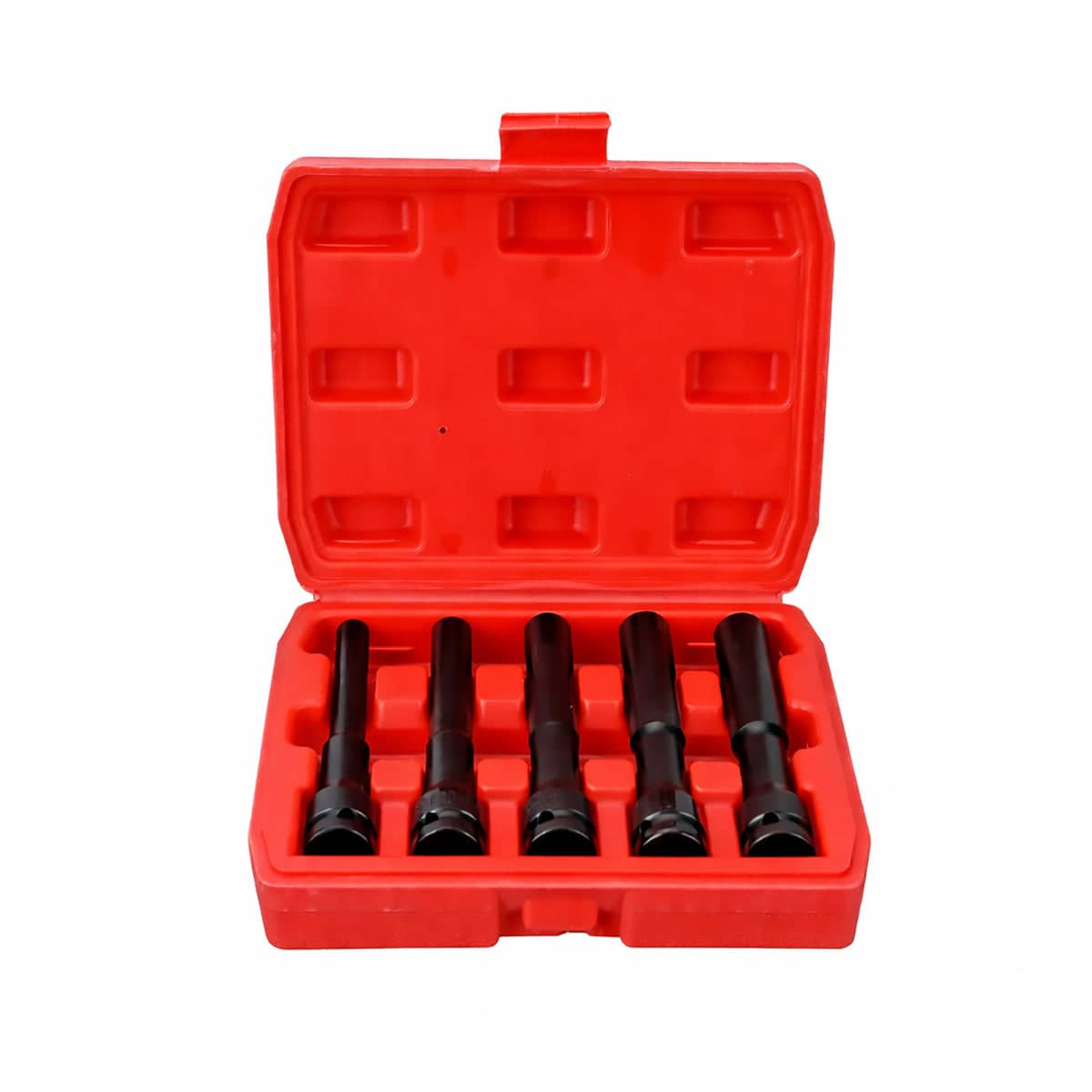 5 Piece Extended Hex Socket Set for Automotive Repair and Removal - view 2