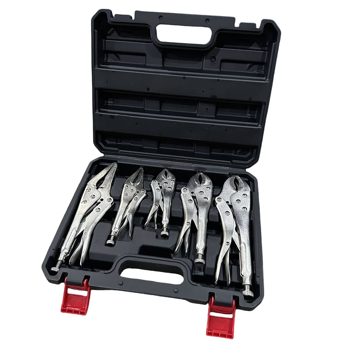 5-Piece Heavy Duty Welding Clamp Pliers Set with Storage Case - view 2