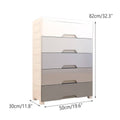 5 Tier Large Plastic Drawer Storage Cabinet with Wheels, Dustproof and Space Saving - view 3
