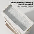 5 Tier White Bookshelf Storage Rack with Angled Shelves, 40 x 20 x 66.5 cm - view 5