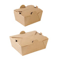 50 Pack Food Packaging Boxes with Lids - 1400ml, 175 x 140 x 65mm - view 3