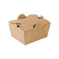50 Pack Food Packaging Boxes with Lids - 750ml, 128 x 108 x 65mm